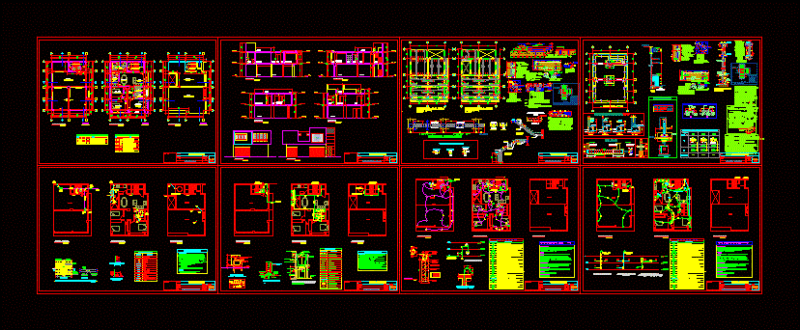 Trade House DWG Full Project for AutoCAD
