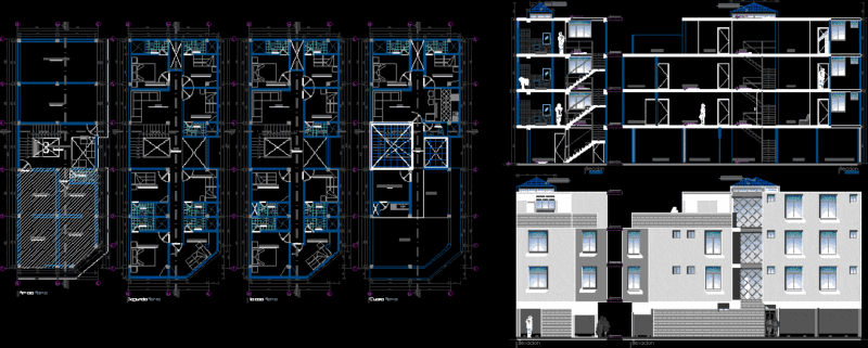 Trade House DWG Full Project for AutoCAD