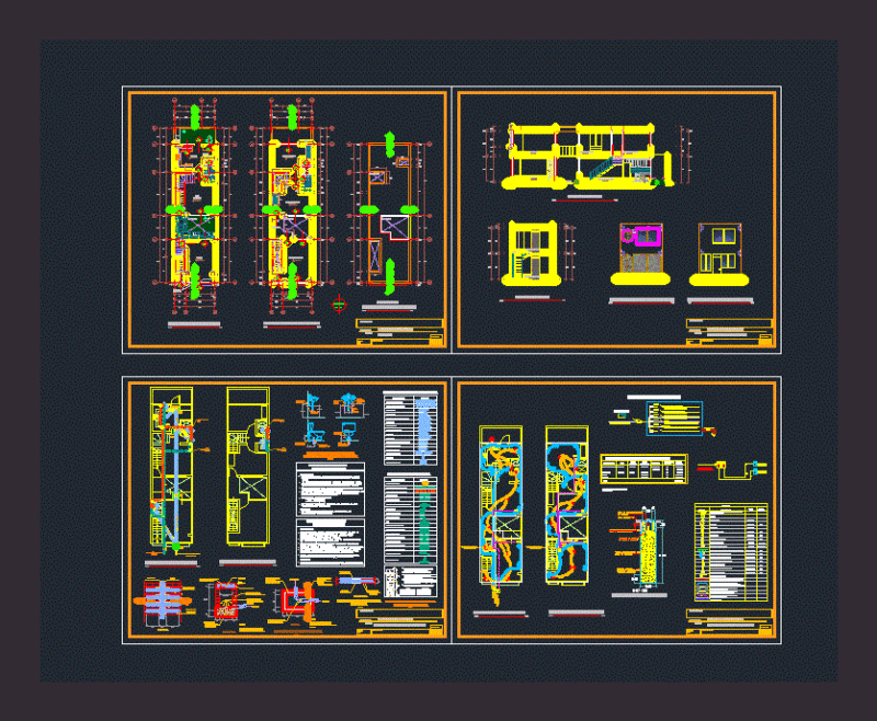 Trade House DWG Full Project for AutoCAD