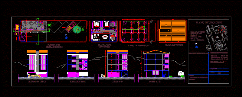 Trade House DWG Plan for AutoCAD