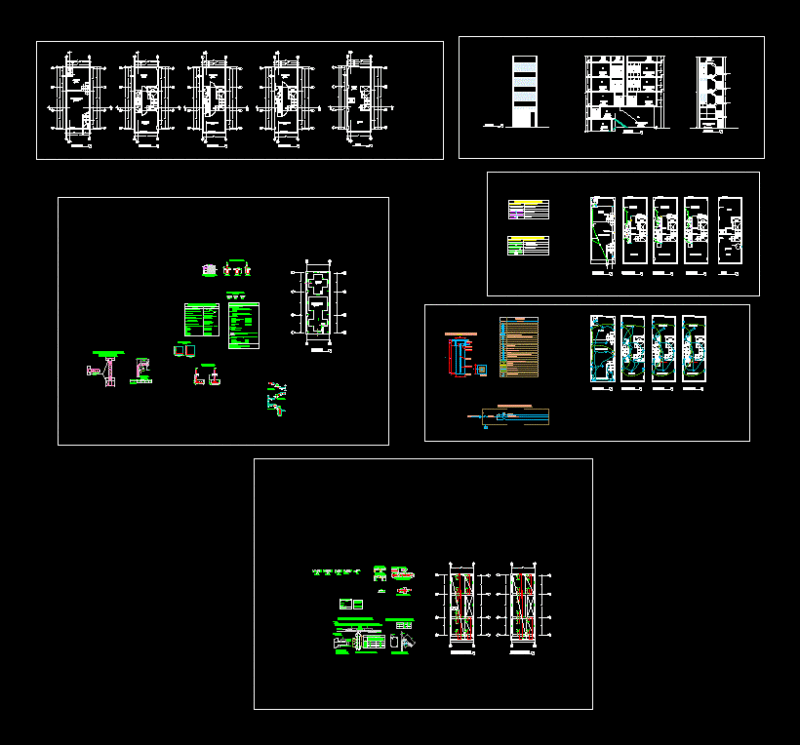 Trade House Plans Complete DWG Plan for AutoCAD