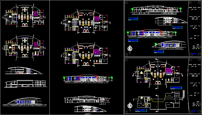 Train Station DWG Full Project for AutoCAD