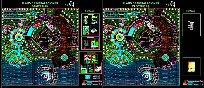 Training Center DWG Detail for AutoCAD