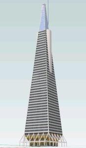 Transamerica Pyramid 3D SKP Model for SketchUp