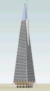 Transamerica Pyramid Building 3D SKP Model for SketchUp