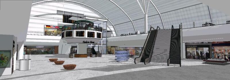 Transport Terminal 3D SKP Model for SketchUp