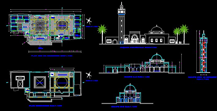 Turkish Mosque DWG Block for AutoCAD  Designs CAD