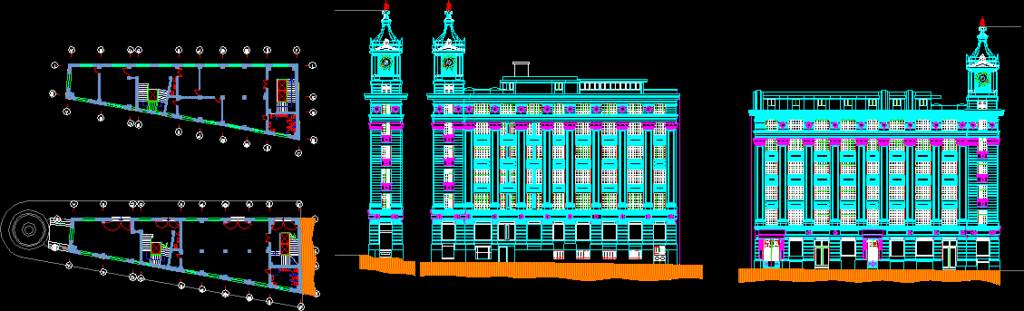 Turri Building – Valparaiso – Chile DWG Plan for AutoCAD