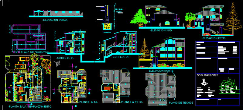 Two Family DWG Plan for AutoCAD