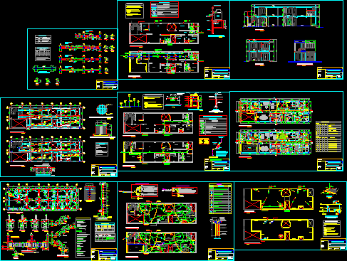 Two Family Housing DWG Full Project for AutoCAD • Designs CAD