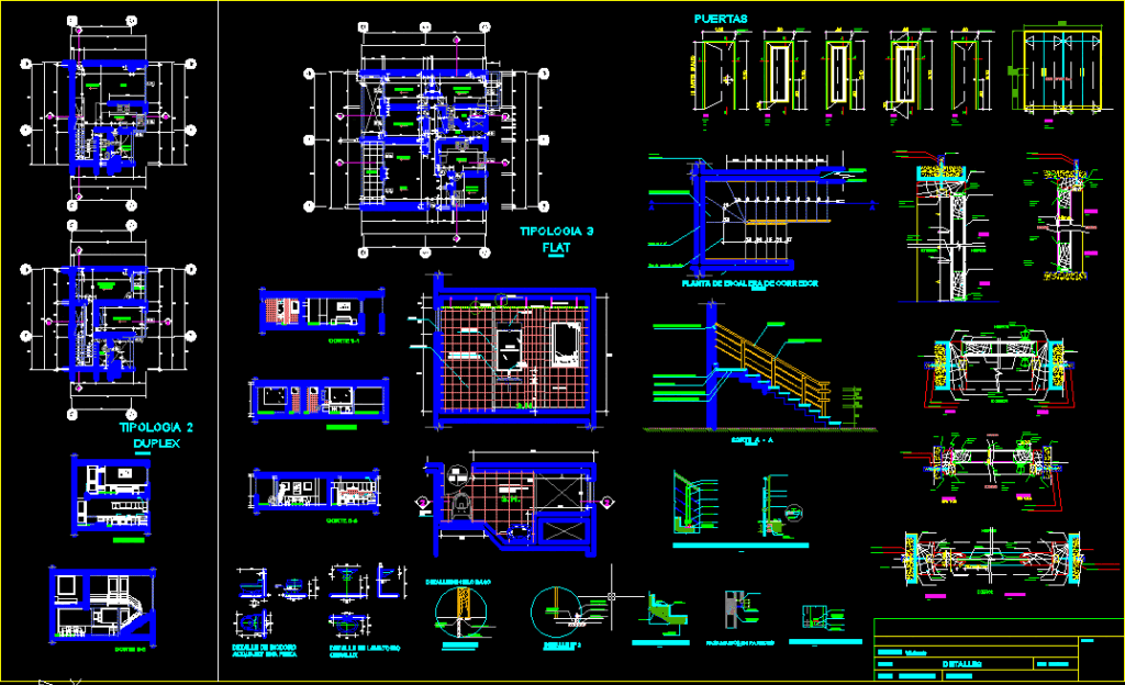 Two Houses Project DWG Full Project for AutoCAD