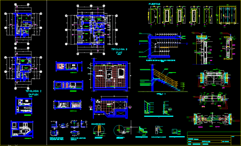 Two Houses Project DWG Full Project for AutoCAD