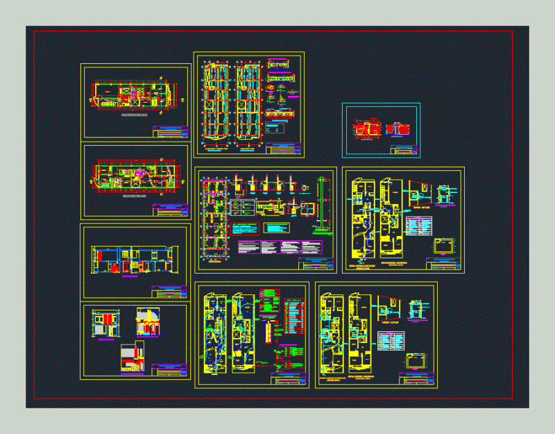 Two-Storey House DWG Section for AutoCAD