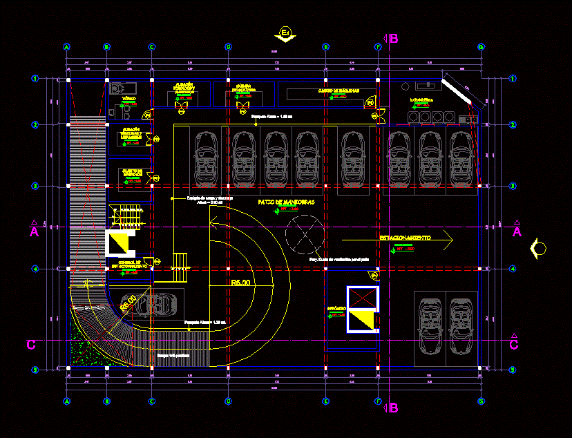 Underground Parking DWG Plan for AutoCAD • Designs CAD
