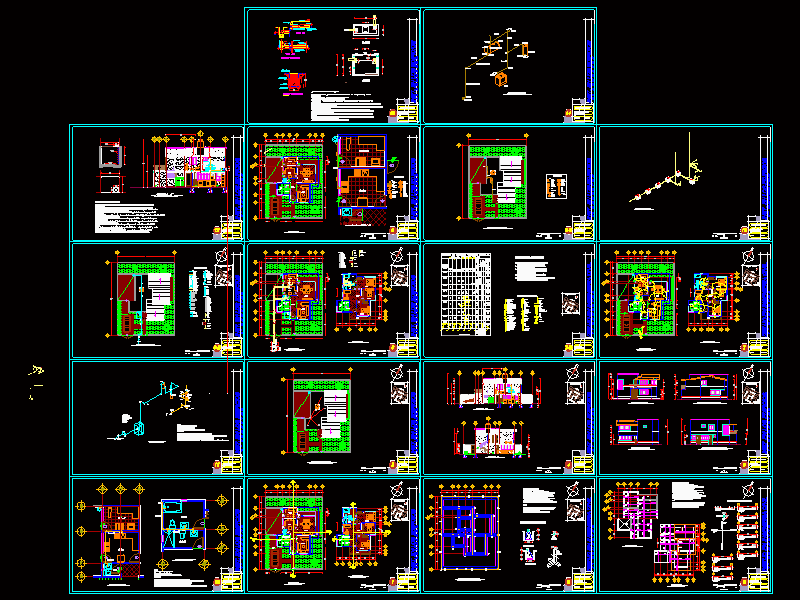 Unifamily Housing DWG Section for AutoCAD • Designs CAD