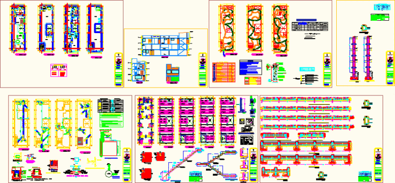Unifamoly Housing DWG Full Project for AutoCAD