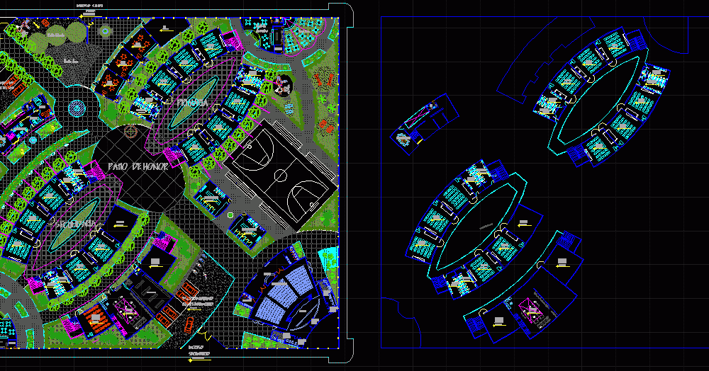 Unity College Neighborhood DWG Full Project for AutoCAD • Designs CAD