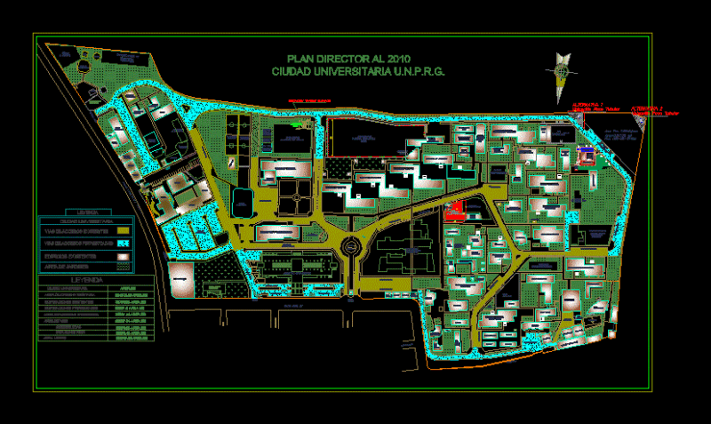 University Cityunprg DWG Full Project for AutoCAD