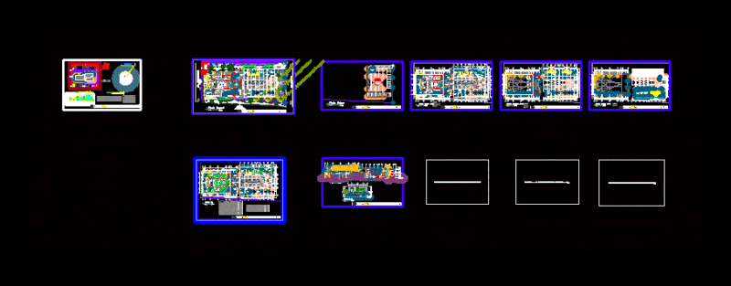 University Convention Center DWG Section for AutoCAD