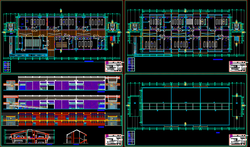 University Laboratories DWG Block for AutoCAD