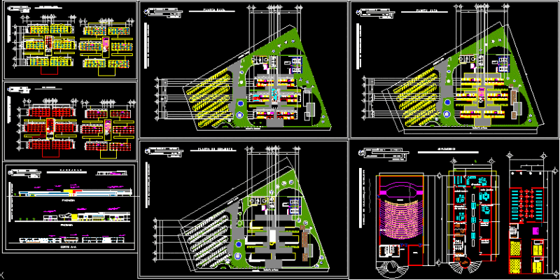 University Of Design DWG Section for AutoCAD