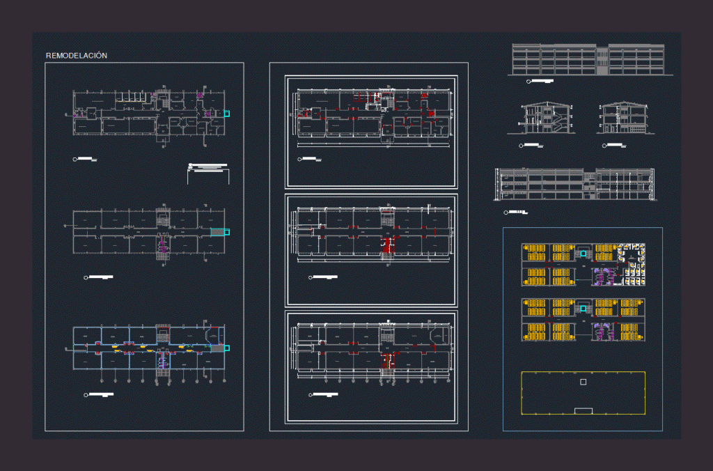 University Of Guayaquil DWG Block for AutoCAD