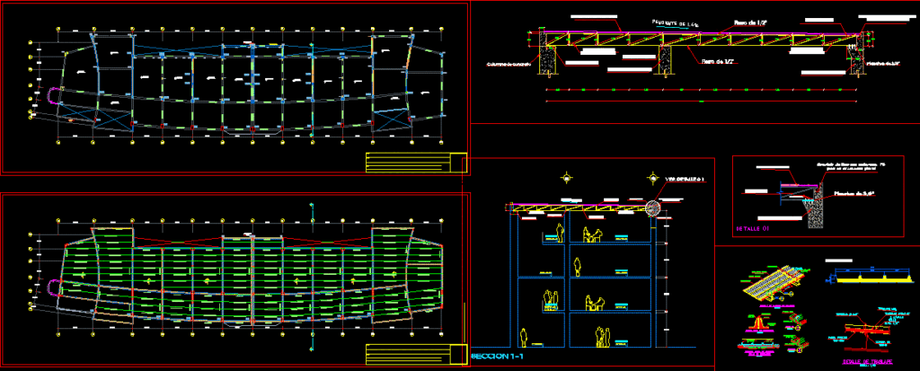 Unviersity Campus DWG Plan for AutoCAD