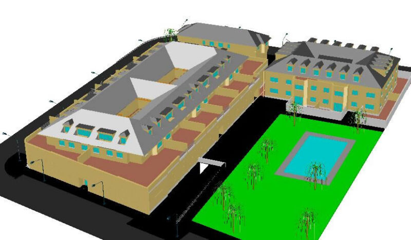 Urbanization 3D DWG Model for AutoCAD