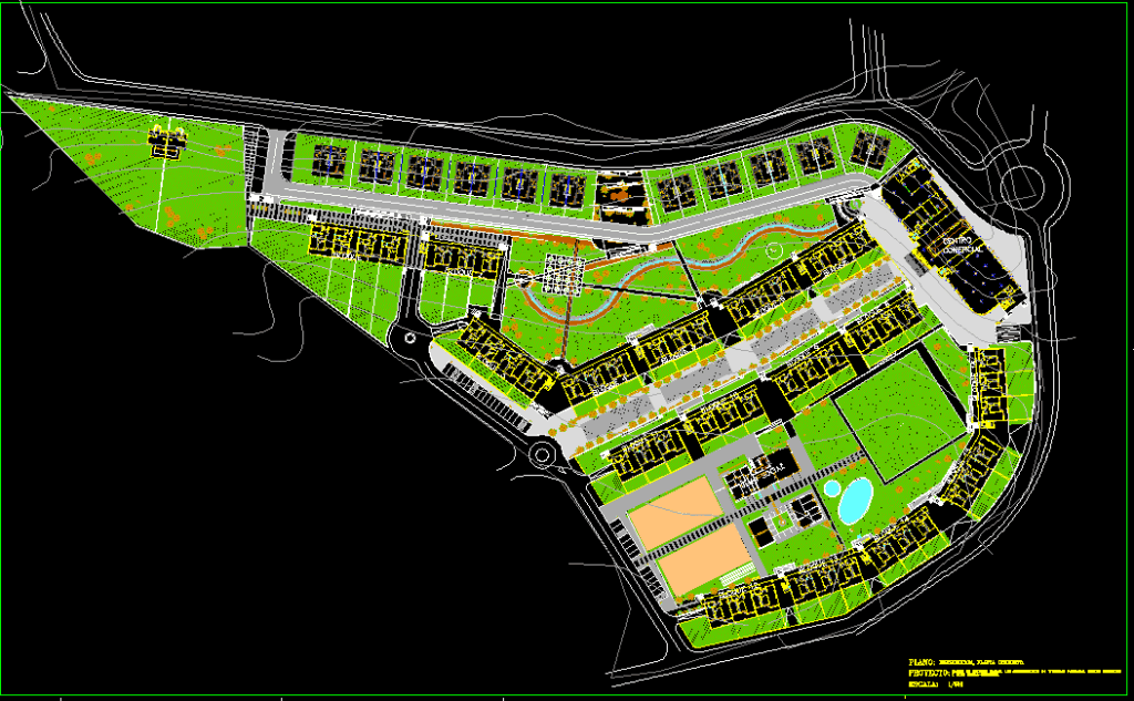 Urbanization Done DWG Detail for AutoCAD