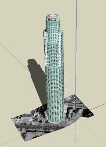 Us Bank Tower 3D SKP Model for SketchUp