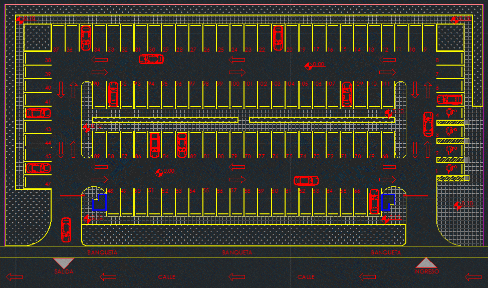 Parking Layout Design Dwg - Image to u