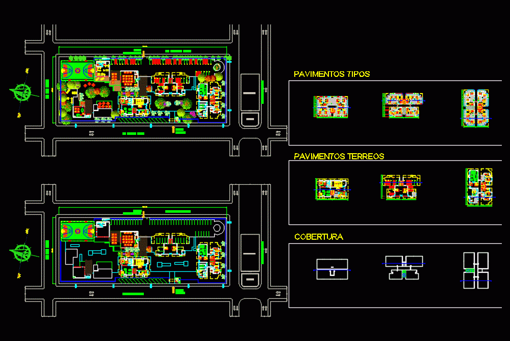 Vertical Multi Condomonio DWG Full Project for AutoCAD • Designs CAD