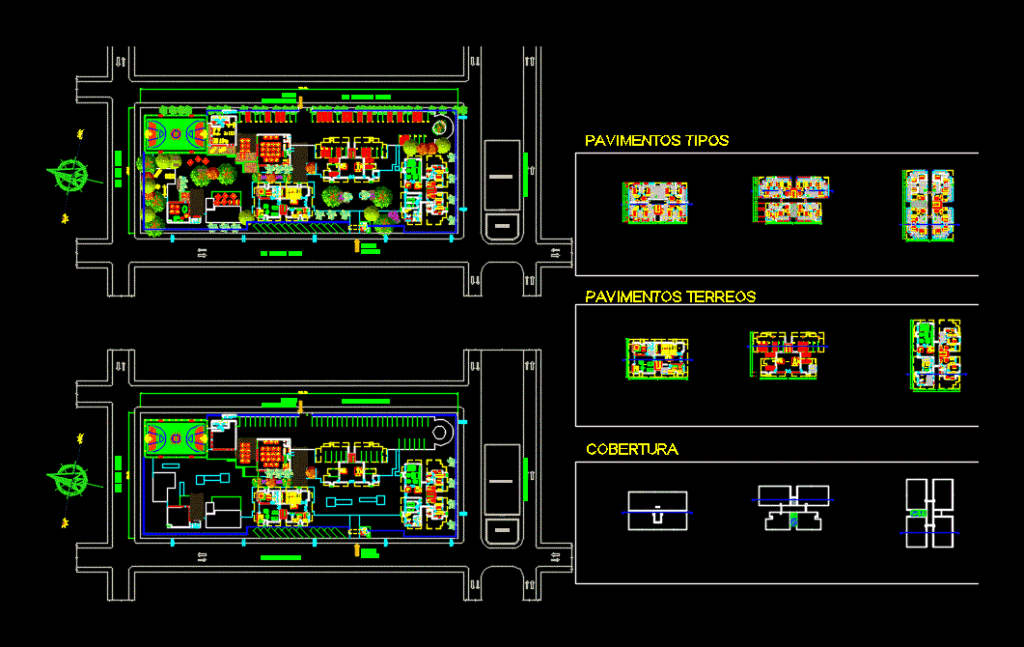 Vertical Multi Condomonio DWG Full Project for AutoCAD