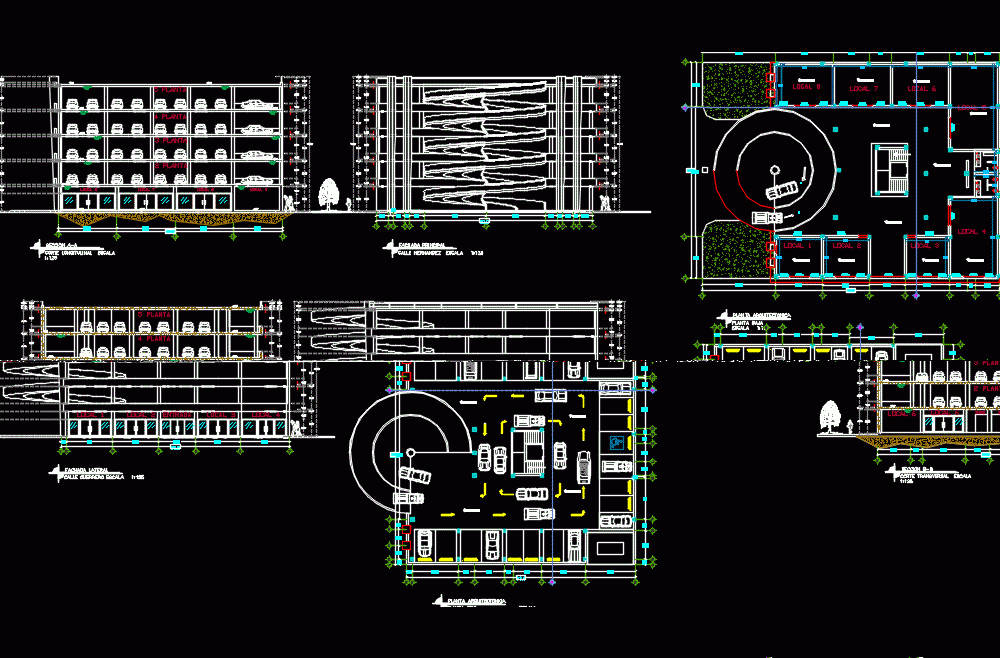 Vertical Parking DWG Full Project for AutoCAD • Designs CAD