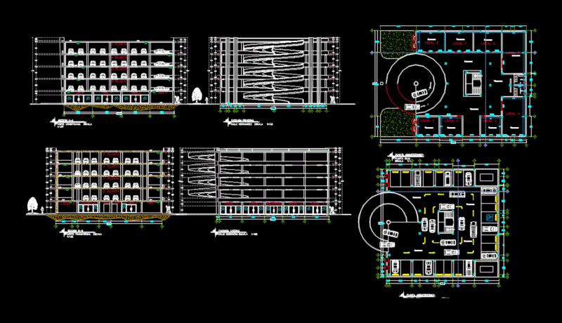 Vertical Parking DWG Full Project for AutoCAD