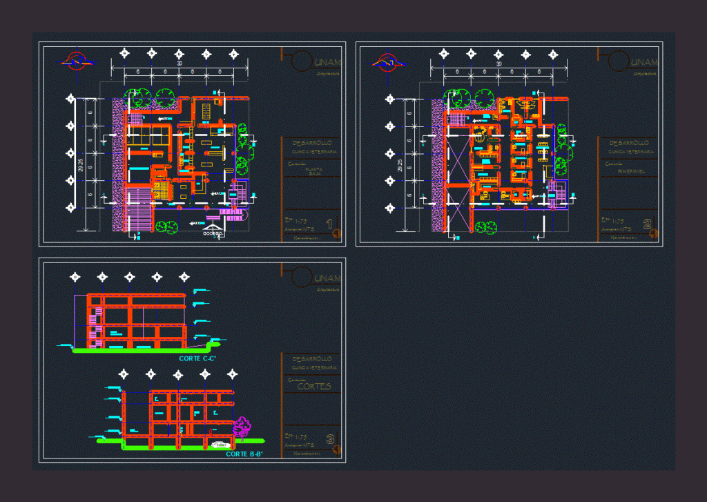 Veterinary Clinic DWG Block for AutoCAD