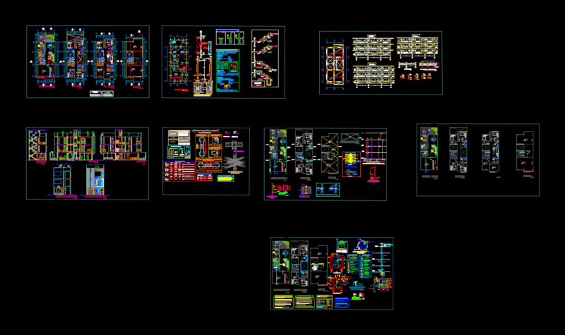 Vienda House – 3 Levels DWG Section for AutoCAD