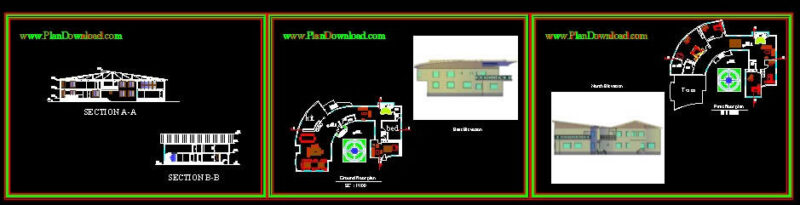 Villa 3D DWG Model for AutoCAD