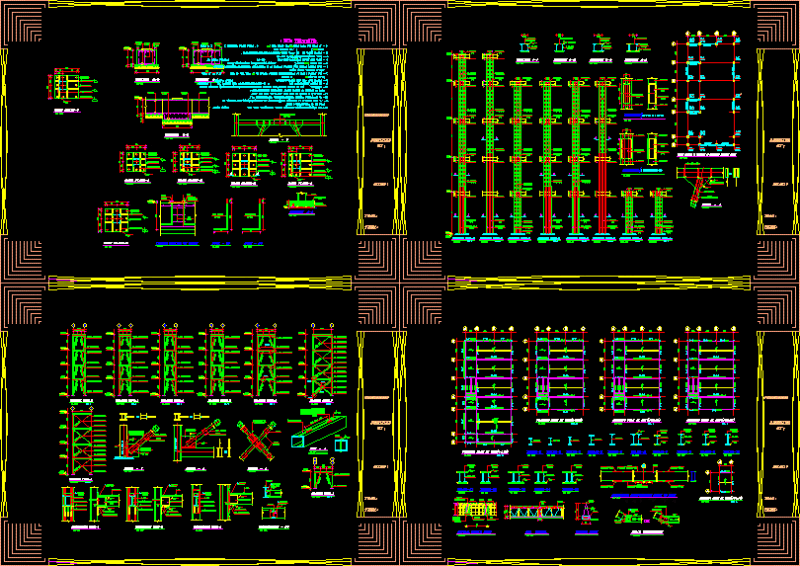 Villa – DWG Section for AutoCAD