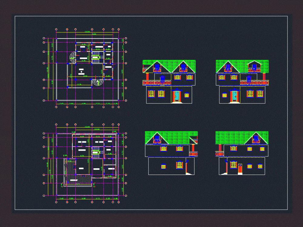 Villa DWG Block for AutoCAD • Designs CAD