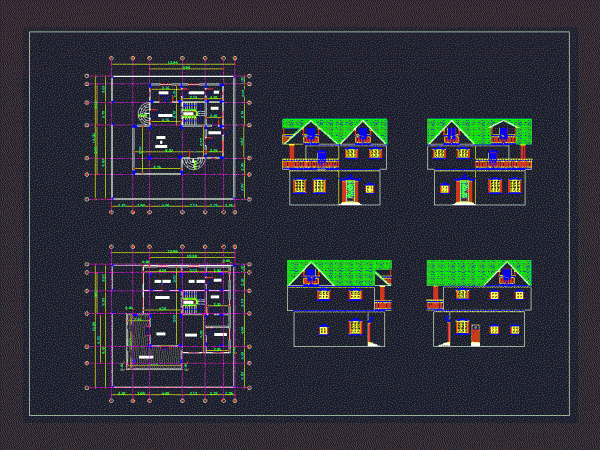 Villa DWG Block For AutoCAD • Designs CAD