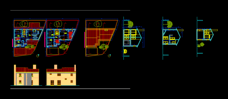 Villa DWG Full Project for AutoCAD