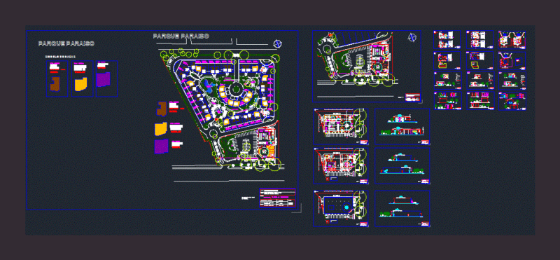 Villa Paradise – Condominium DWG Block for AutoCAD