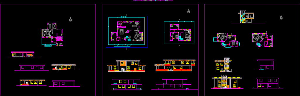 Villa Project DWG Full Project for AutoCAD