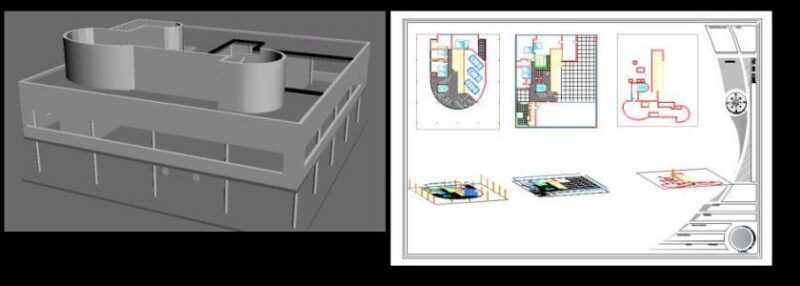 Villa Saboye – 3D DWG Model for AutoCAD