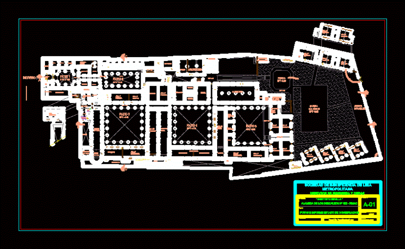 Virreinal College Faculty Association DWG Block for AutoCAD