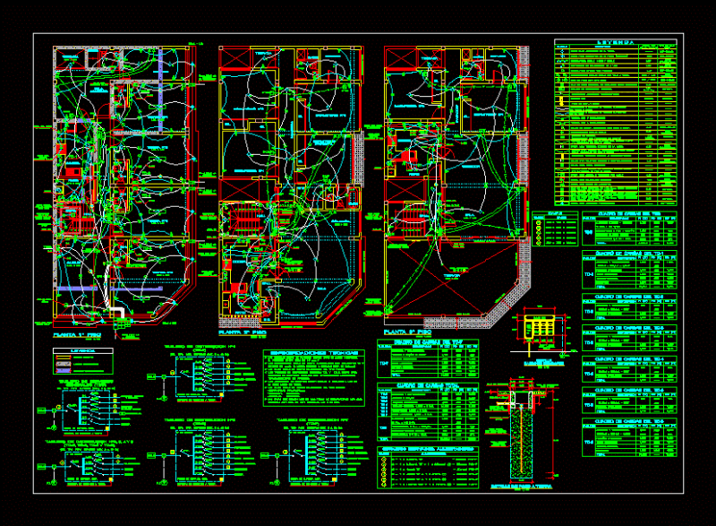 Vivienda Multifamiliar De 3 Niveles DWG Block for AutoCAD