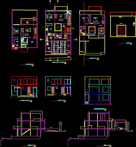 Vivienda Unifamiliar DWG Block for AutoCAD • Designs CAD