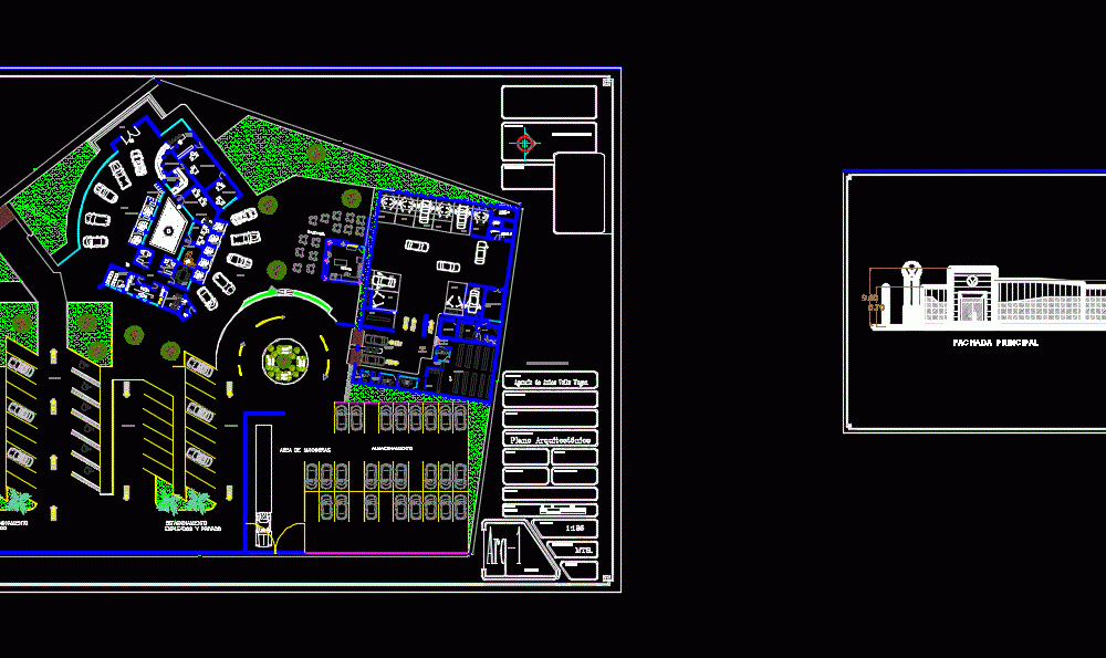 Used Cars Dealership >> Volkswagen Dealership (And Parking Garage) DWG Elevation ... Used Cars Dealership >> Volkswagen Dealership (And Parking Garage) DWG Elevation ...