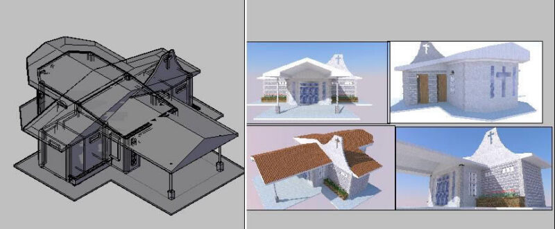 Wake Chapel 3D DWG Model for AutoCAD